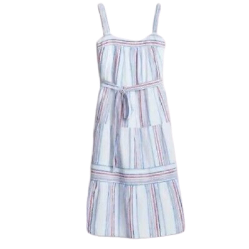 GAP: red white blue linen sundress